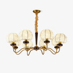 Mushroom Fabric Chandelier – Vintage-Inspired Designer Ceiling Light
