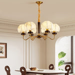 Mushroom Fabric Chandelier – Vintage-Inspired Designer Ceiling Light
