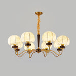 Mushroom Fabric Chandelier – Vintage-Inspired Designer Ceiling Light