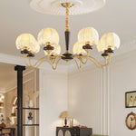 Mushroom Fabric Chandelier – Vintage-Inspired Designer Ceiling Light