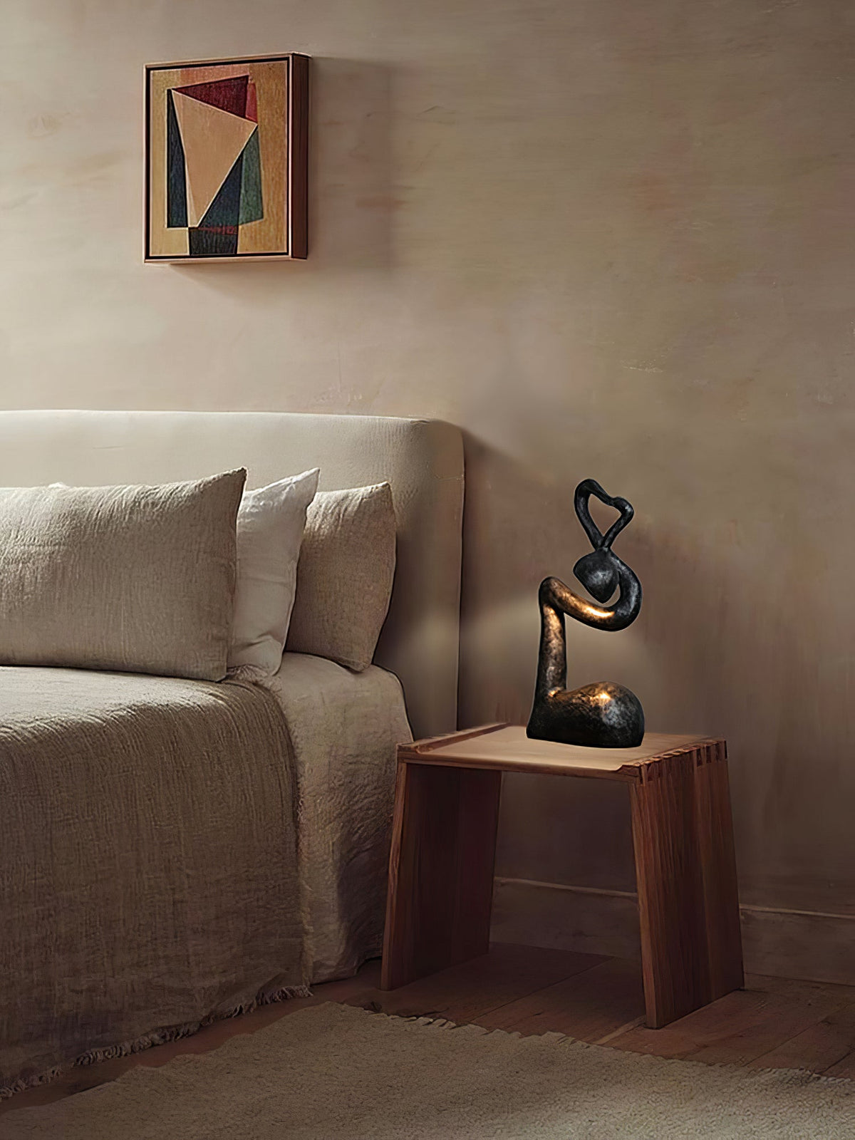 Myrrh Sculptural Table Lamp – Modern Art Deco LED Accent Light