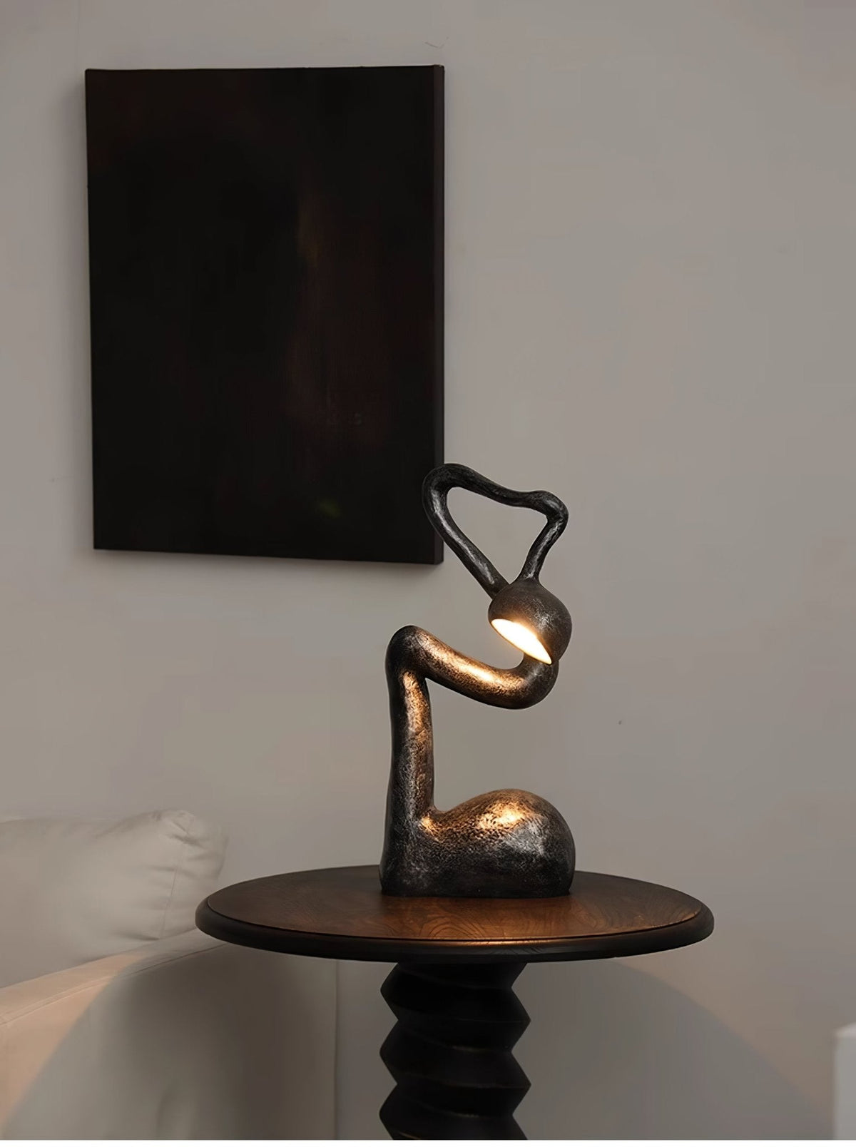 Myrrh Sculptural Table Lamp – Modern Art Deco LED Accent Light