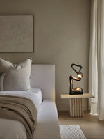 Myrrh Sculptural Table Lamp – Modern Art Deco LED Accent Light