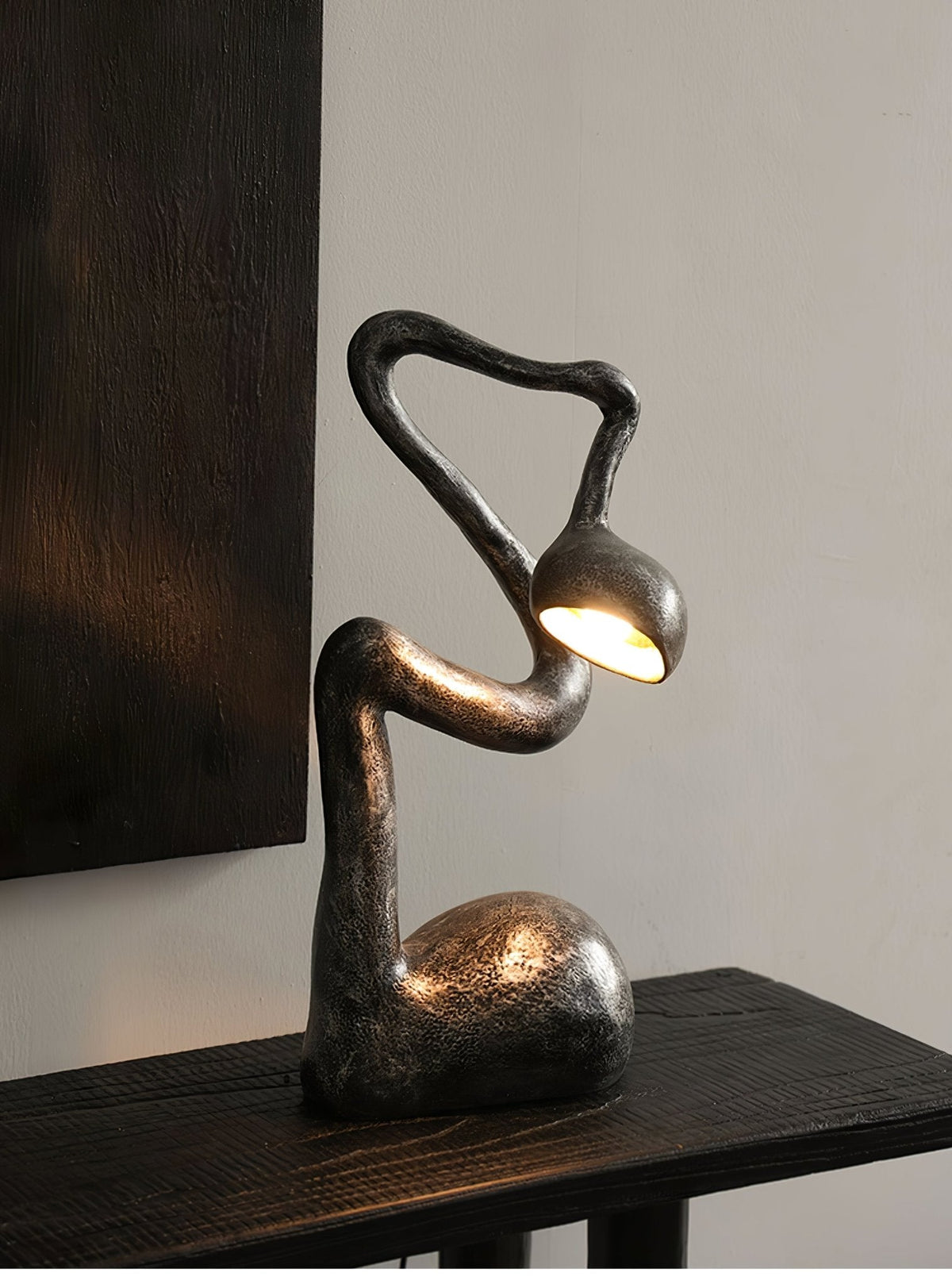 Myrrh Sculptural Table Lamp – Modern Art Deco LED Accent Light