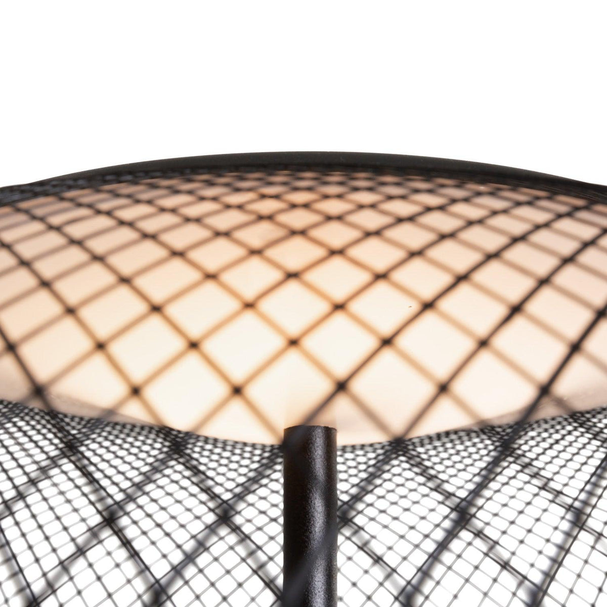 Metallic Meshwork Floor Lamp – Modern Sculptural LED Floor Lamp for Living Room & Bedroom