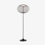 Metallic Meshwork Floor Lamp – Modern Sculptural LED Floor Lamp for Living Room & Bedroom