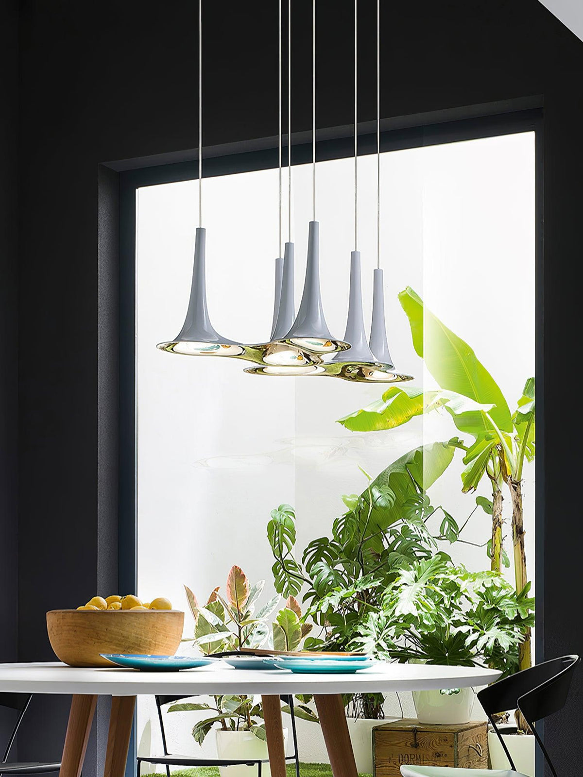 Nafir Modern Acrylic Pendant Light for Dining Room and Living Room