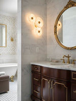 Nayra Alabaster Wall Sconce – Sculpted LED Wall Light in Natural Stone