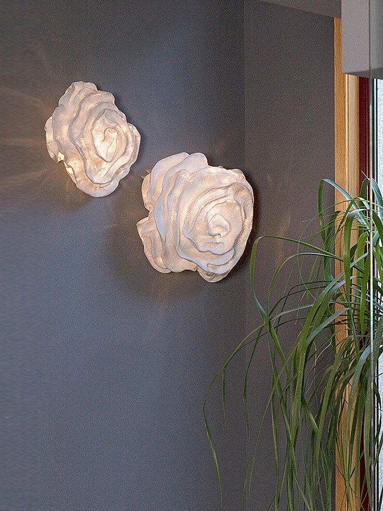 Nebula Bloom Sculptural Wall Sconce in Stainless Steel