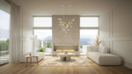 Nectar Leaves Crystal Chandelier | Modern Designer Pendant Light for Dining Room & Living Room