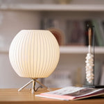 Tripod Bubble Table Lamp – Mid-Century Modern Sculptural Lighting
