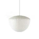 Bubble Silk Swing Arm Pendant Light – Adjustable Designer Ceiling Lamp