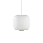 Bubble Silk Swing Arm Pendant Light – Adjustable Designer Ceiling Lamp