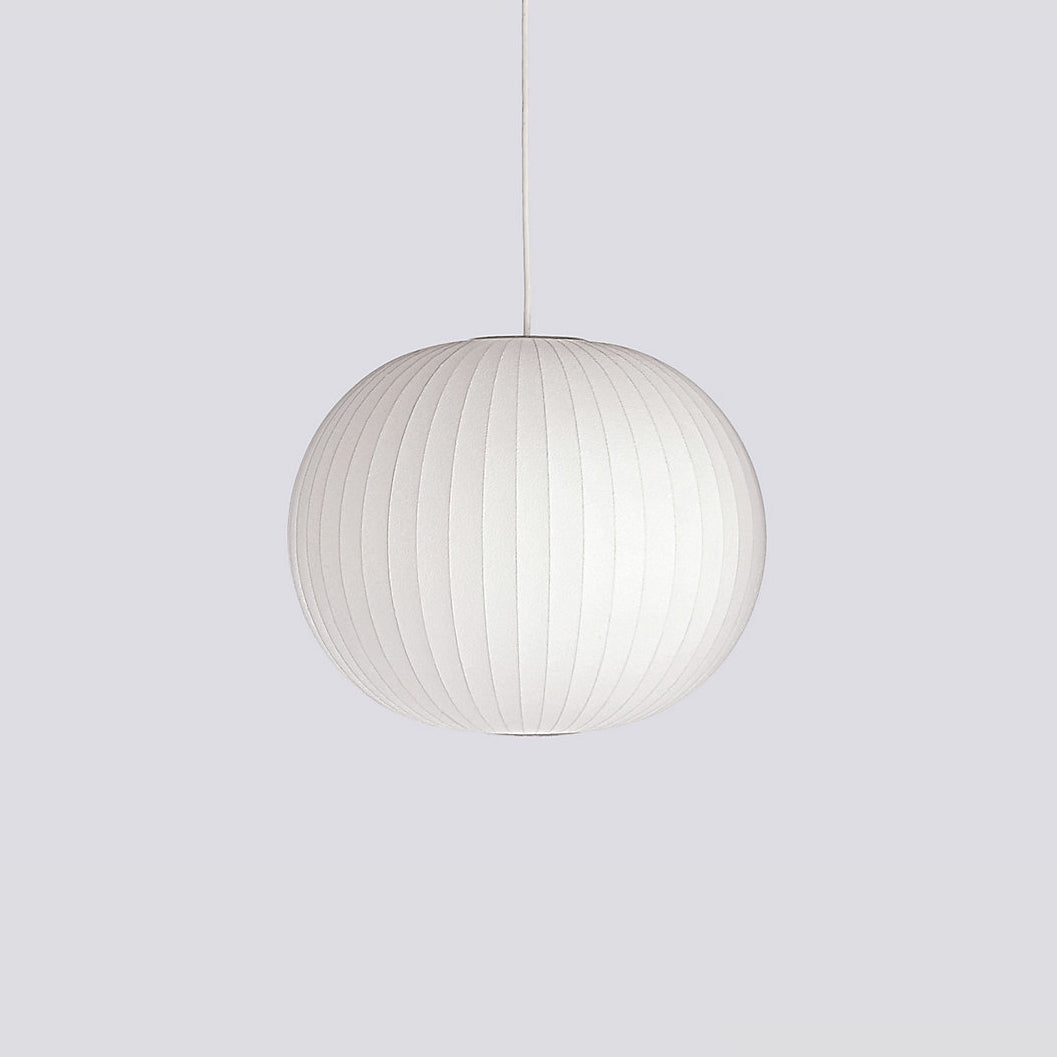Bubble Silk Swing Arm Pendant Light – Adjustable Designer Ceiling Lamp