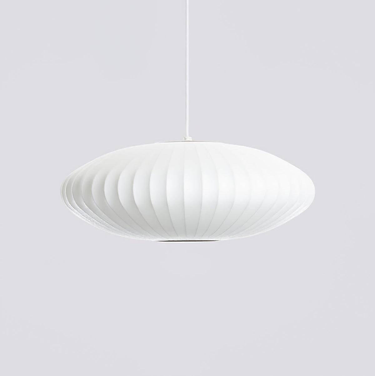Bubble Silk Swing Arm Pendant Light – Adjustable Designer Ceiling Lamp