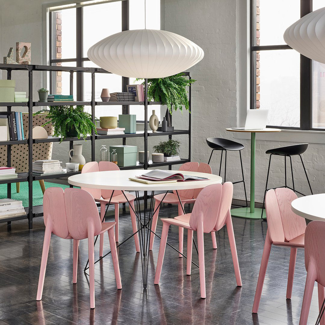 Bubble Silk Swing Arm Pendant Light – Adjustable Designer Ceiling Lamp