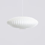 Bubble Silk Swing Arm Pendant Light – Adjustable Designer Ceiling Lamp