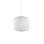 Bubble Silk Swing Arm Pendant Light – Adjustable Designer Ceiling Lamp