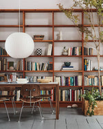 Bubble Silk Swing Arm Pendant Light – Adjustable Designer Ceiling Lamp