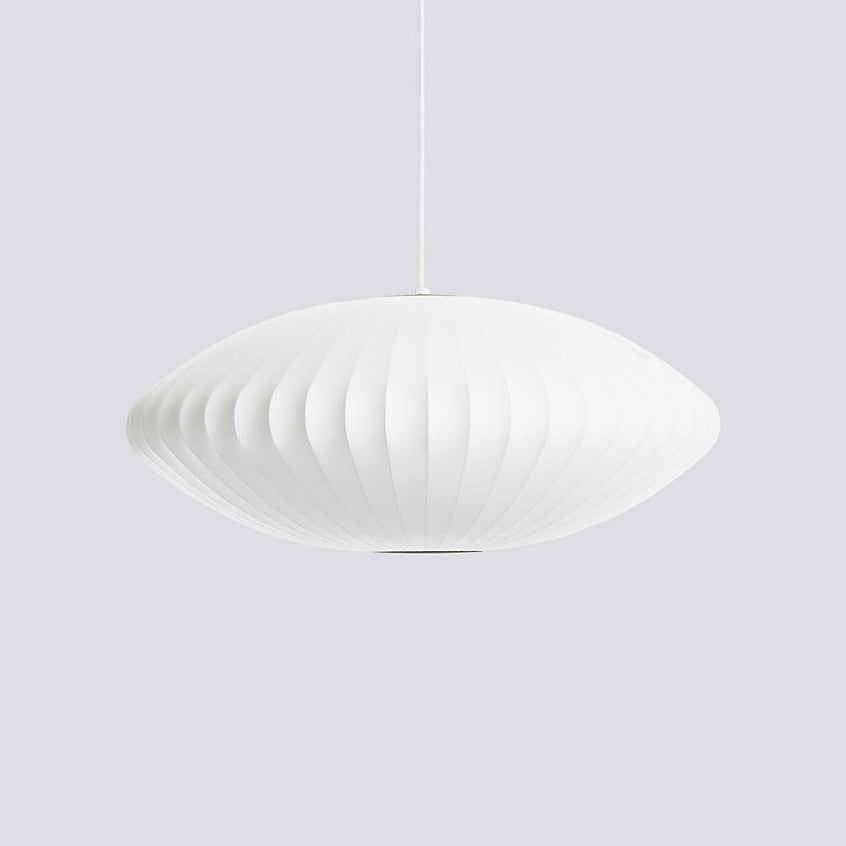 Bubble Silk Swing Arm Pendant Light – Adjustable Designer Ceiling Lamp