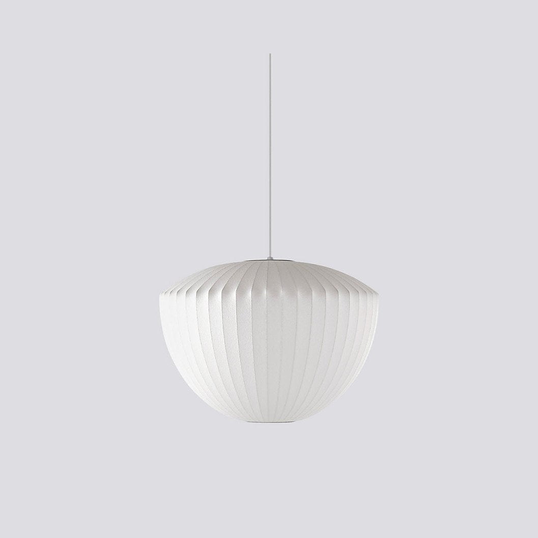 Bubble Silk Swing Arm Pendant Light – Adjustable Designer Ceiling Lamp