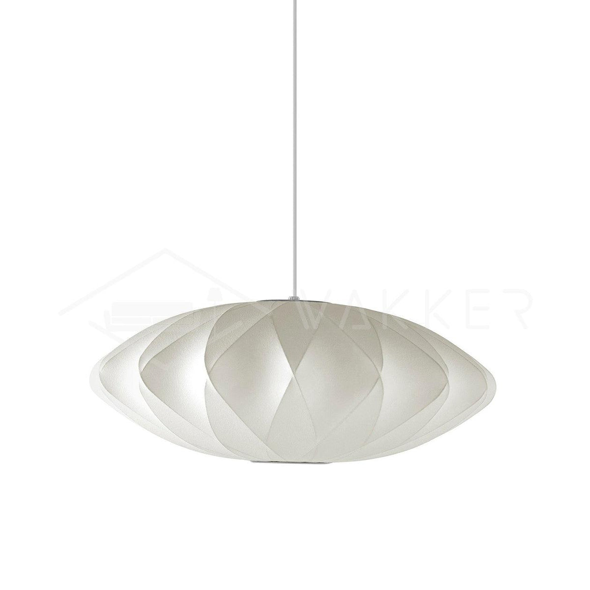 Bubble Silk Swing Arm Pendant Light – Adjustable Designer Ceiling Lamp