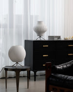 Tripod Bubble Table Lamp – Mid-Century Modern Sculptural Lighting