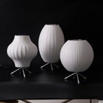 Tripod Bubble Table Lamp – Mid-Century Modern Sculptural Lighting