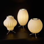 Tripod Bubble Table Lamp – Mid-Century Modern Sculptural Lighting