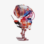 Neo Scout Robot Sculpture Floor Lamp with Glowing Visor