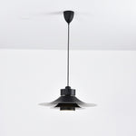Nero Eclipse Modern Pendant Light – Matte Black Designer Ceiling Lamp