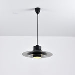 Nero Eclipse Modern Pendant Light – Matte Black Designer Ceiling Lamp