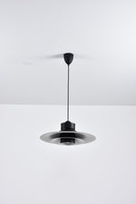 Nero Eclipse Modern Pendant Light – Matte Black Designer Ceiling Lamp