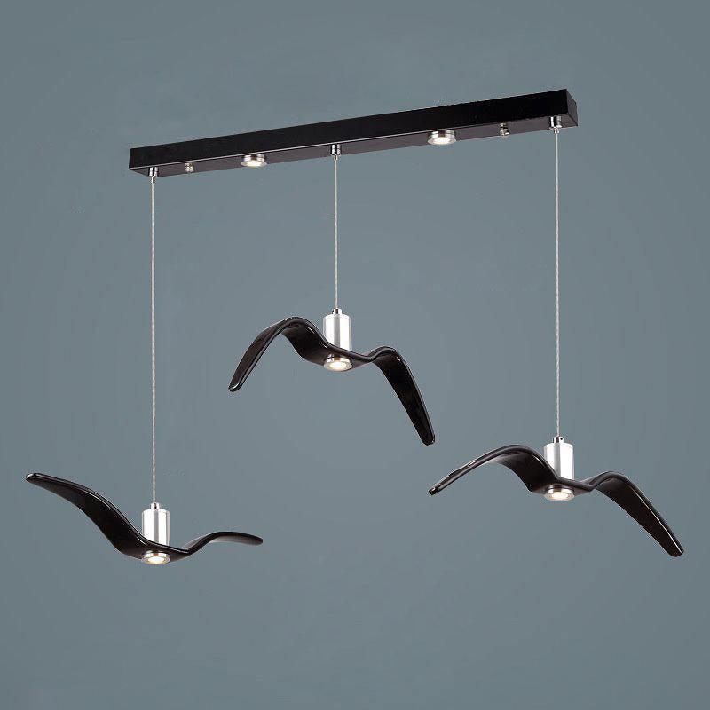 Aviara LED Pendant Light – Modern Aluminum Bird-Inspired Ceiling Lamp