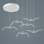 Aviara LED Pendant Light – Modern Aluminum Bird-Inspired Ceiling Lamp