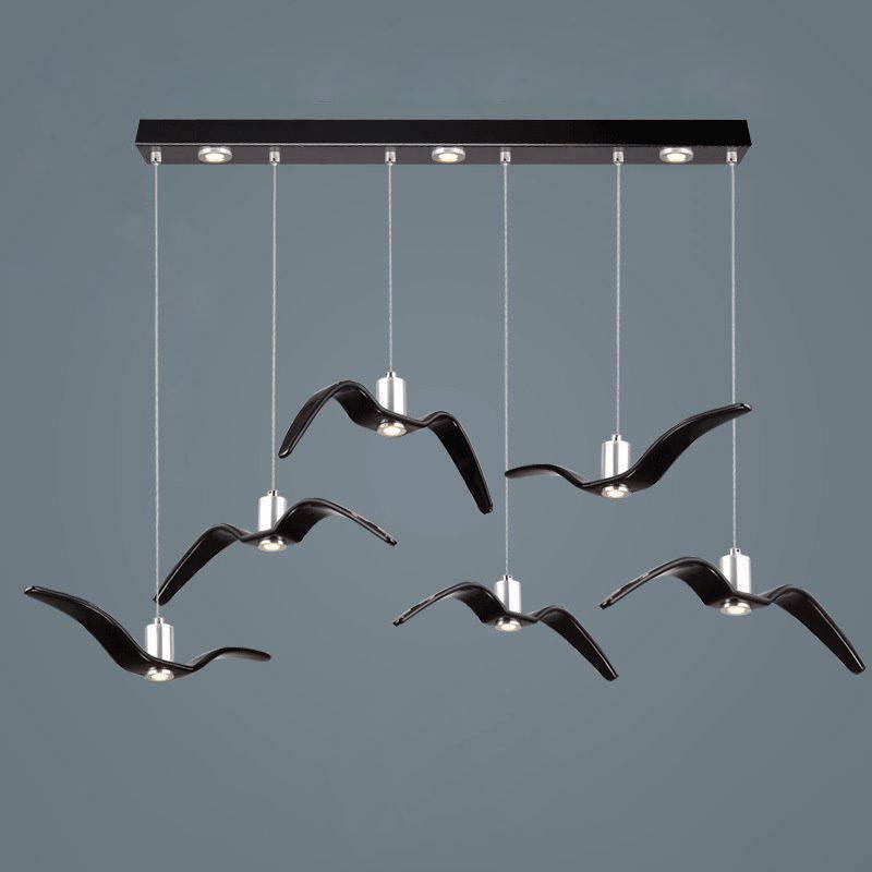 Aviara LED Pendant Light – Modern Aluminum Bird-Inspired Ceiling Lamp