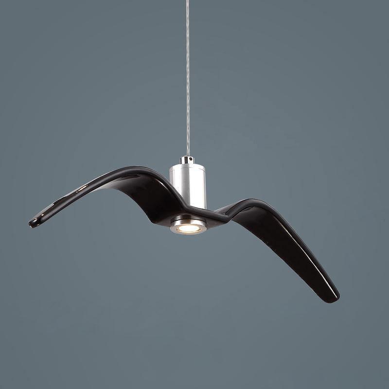 Aviara LED Pendant Light – Modern Aluminum Bird-Inspired Ceiling Lamp