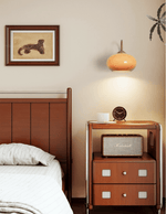 Nilo Wall Sconce in Amber Glass and Brass for Modern Interiors