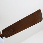 Nimora Ceiling Fan Light with LED and Remote – Modern Walnut Finish