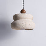 Nivora Travertine Pendant Light – Sculptural Stone Hanging Lamp for Modern Interiors