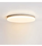 Noa Travertine Ceiling Light – Modern Natural Stone Flush Mount for Bedroom & Living Room