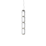 Modular Glass LED Pendant Light with Cylinder, Cone & Bowl Shades