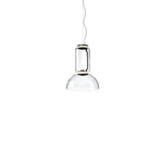 Modular Glass LED Pendant Light with Cylinder, Cone & Bowl Shades