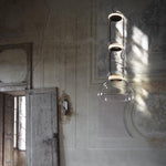 Modular Glass LED Pendant Light with Cylinder, Cone & Bowl Shades