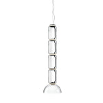 Modular Glass LED Pendant Light with Cylinder, Cone & Bowl Shades