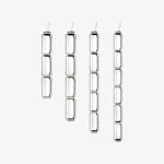 Modular Glass LED Pendant Light with Cylinder, Cone & Bowl Shades