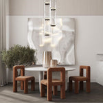 Modular Glass LED Pendant Light with Cylinder, Cone & Bowl Shades