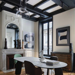 Modular Glass LED Pendant Light with Cylinder, Cone & Bowl Shades