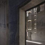 Modular Glass LED Pendant Light with Cylinder, Cone & Bowl Shades