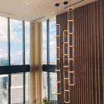 Modular Glass LED Pendant Light with Cylinder, Cone & Bowl Shades